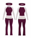 “ON THE GO” RAGLAN LONG SLEEVE SHIRT SET