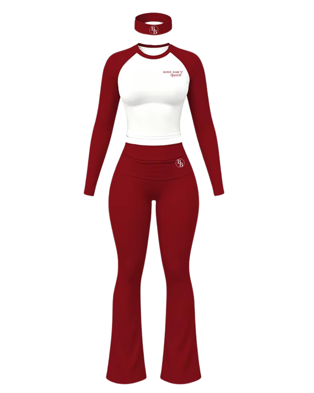 “ON THE GO” RAGLAN LONG SLEEVE SHIRT SET