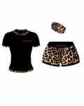 “BADDIE” SHORT SLEEVE SHORT SET W/ HEADBAND