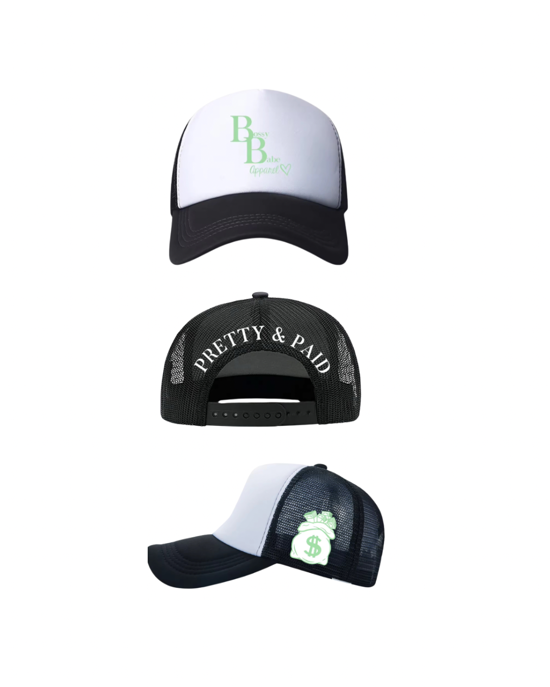 GREEN LOGO TRUCKER HAT