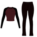 “HER” LONG SLEEVE/FLAIR LEG SET